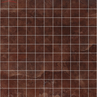 Мозаика Leedo Ceramica Venezia brown POL КГ-0143 (25х25) 10 мм